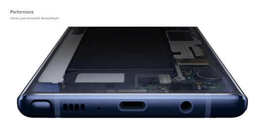 Samsung Galaxy Note 9 128 GB Black Outlet (12 Ay Garantili)